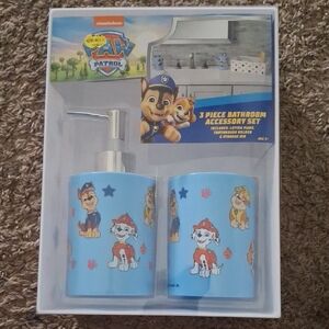 Paw Patrol Blue Bathroom Accessory Set